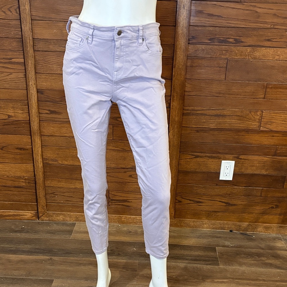 Buffalo David Bitton Lilac Cropped Slim Jeans